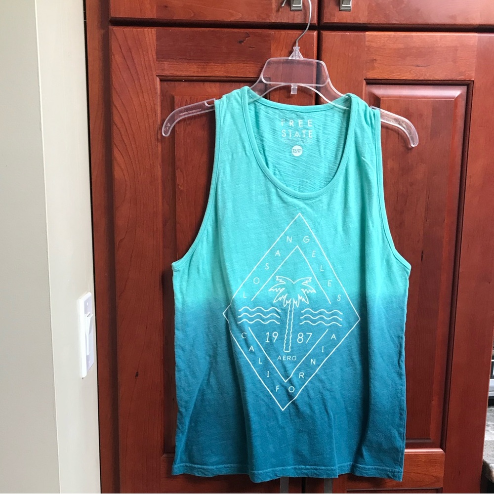 Men’s Free State Blue Ombré Tank